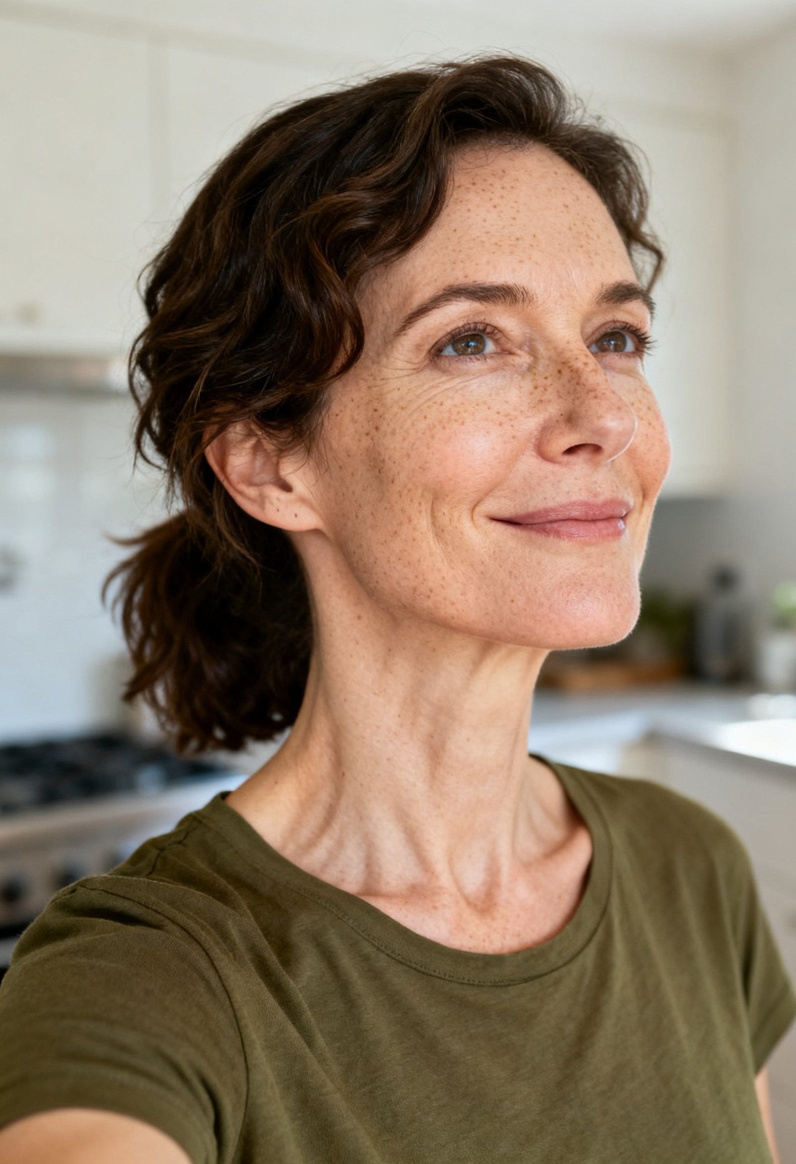 Tammy in her kitchen in early October